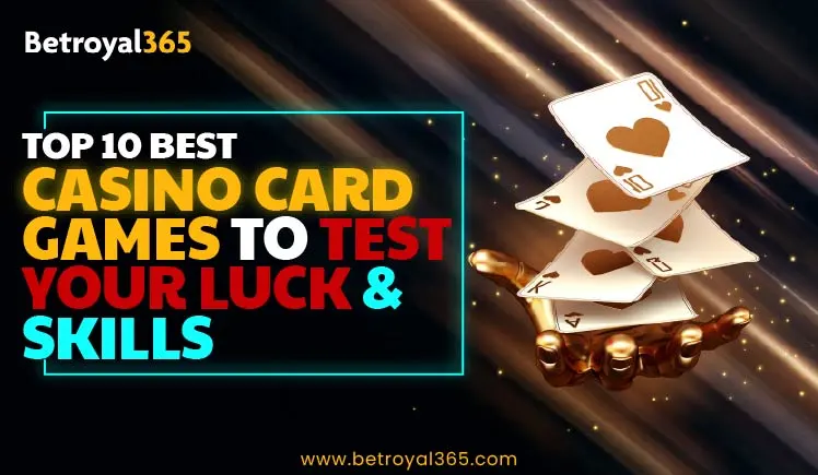 Top 10 card games to play in casino