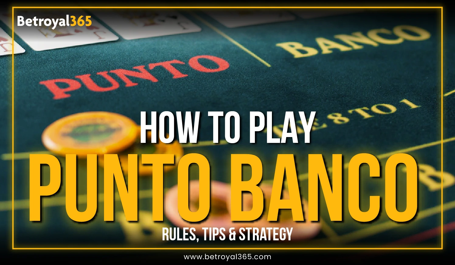 How to Play Punto Banco